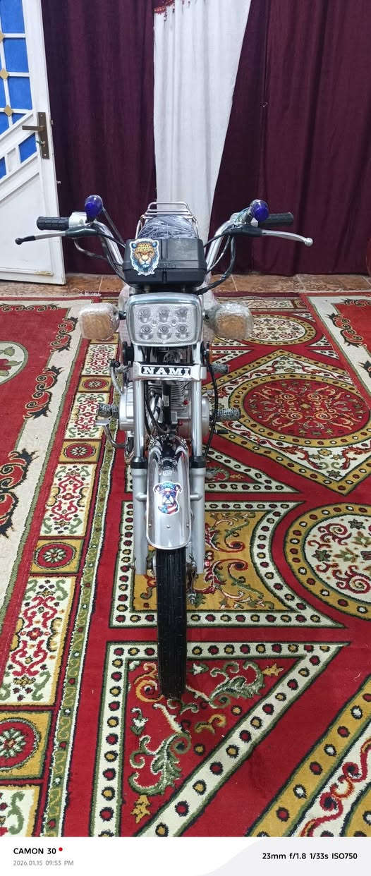 سلام عليكم دراجه نامه شلامجه للبيع موديل 2022اوراق7وكيل سيد خلدون دراجه نضيفه وهاذه رقمي ***********
