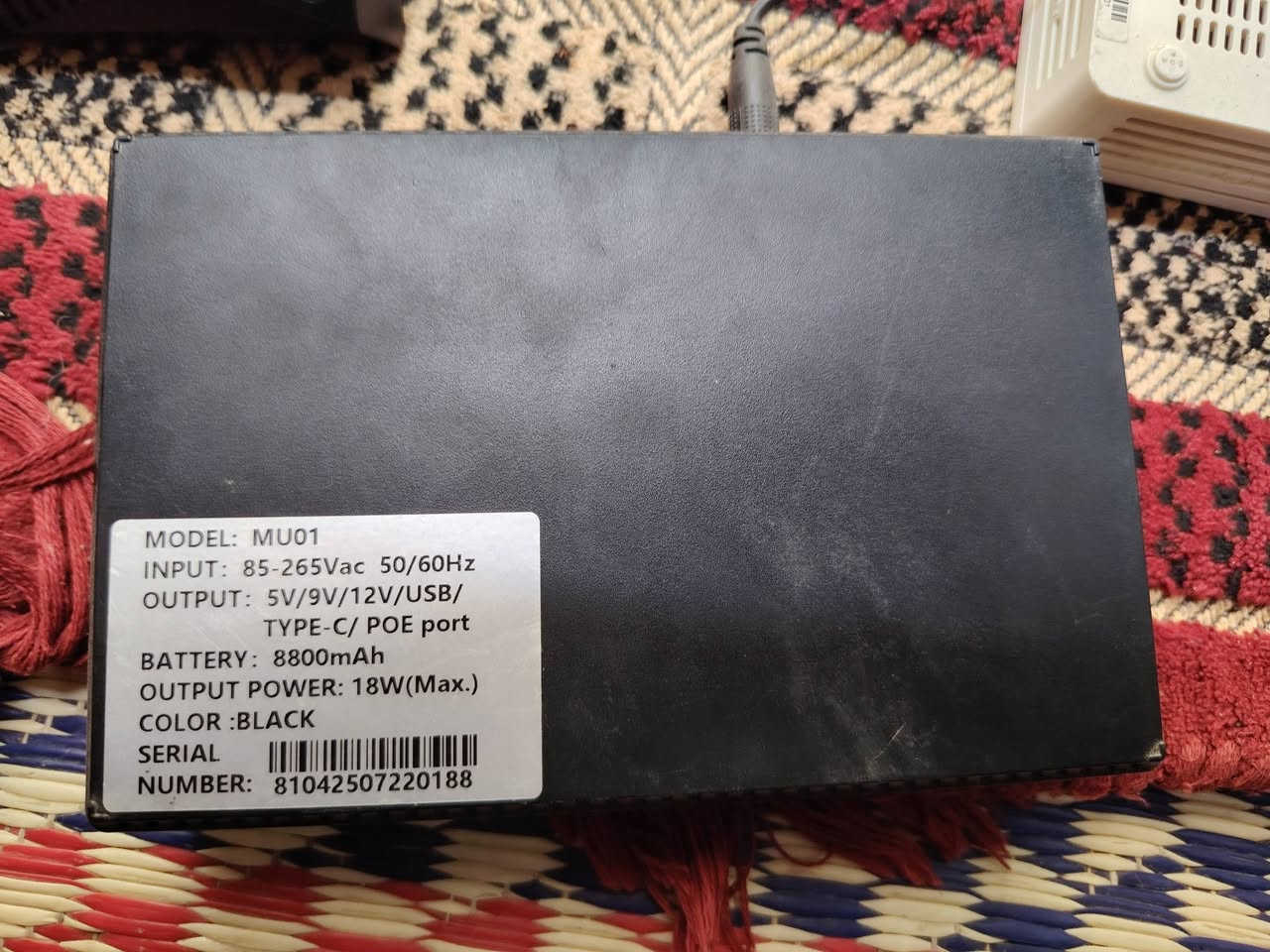 سلام عليكم راوتر AX10 معا تحويله أو يوسبي شحن
مستخدمات قليل  سعر 70
***********
