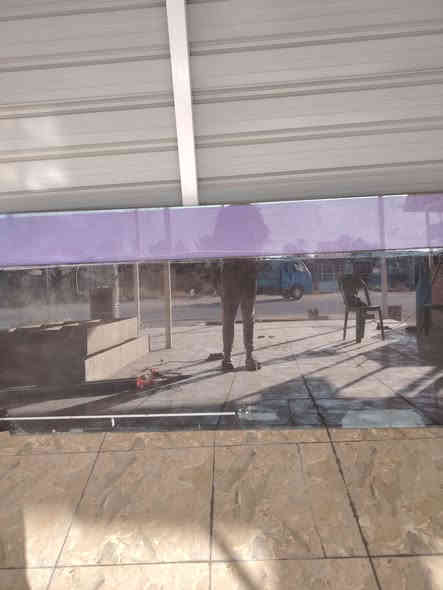 السلام عليكم جام خانه مستعمله للبيع ارتفاع مترين و٩٠  لعرض ٦ مترات بسعر مناسب اي استفسار تفضل خاص او اتصل على رقم *********** لعنوان ابو غريب الحمدانيه مستعجل على بيعتهن
