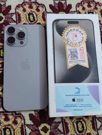 للبيع ايفون 15 بروماكس تيتانيوم 256 بطارية 85 الجهاز مكفول كفالة عامة ...