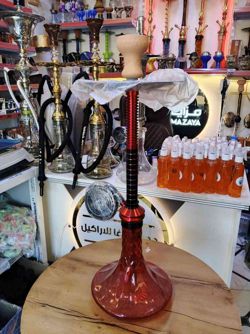 نراكيل بكل الانواع والاحجام اسعار الجملة
الاسعار تبدأ من سعر ال 10 الف ولحد ال 150 الف 
مصري خليل مأمون 
خشب بكل الانواع 
سوري كل الاحجام 
تركي 
الماني كل الاشكال 
طه 
قمجات 
سلفونات 
فحم 
مطارة 
فناجين زيتي او اعتيادي 
شيش بكل الانواع 
توصيل موجود 

فقط اختار الصورة واحجز طلبك 

العنوان موصل حي النور قرب المستوصف القديم اسم المكتب محمد الأغا للاراكيل.


**إذا كنت صاحب هذا الإعلان وتريد حذفه لأي سبب، رجاءا أرسل رسالة إلى الدعم الفني**