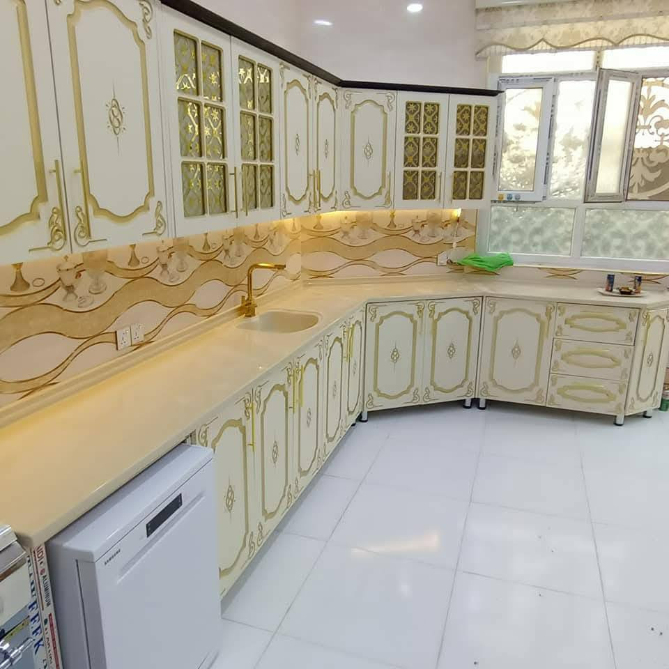 مطبخ التركي الكاونترات والأبواب و الشبابيك والمحجرات واتساب ***********
