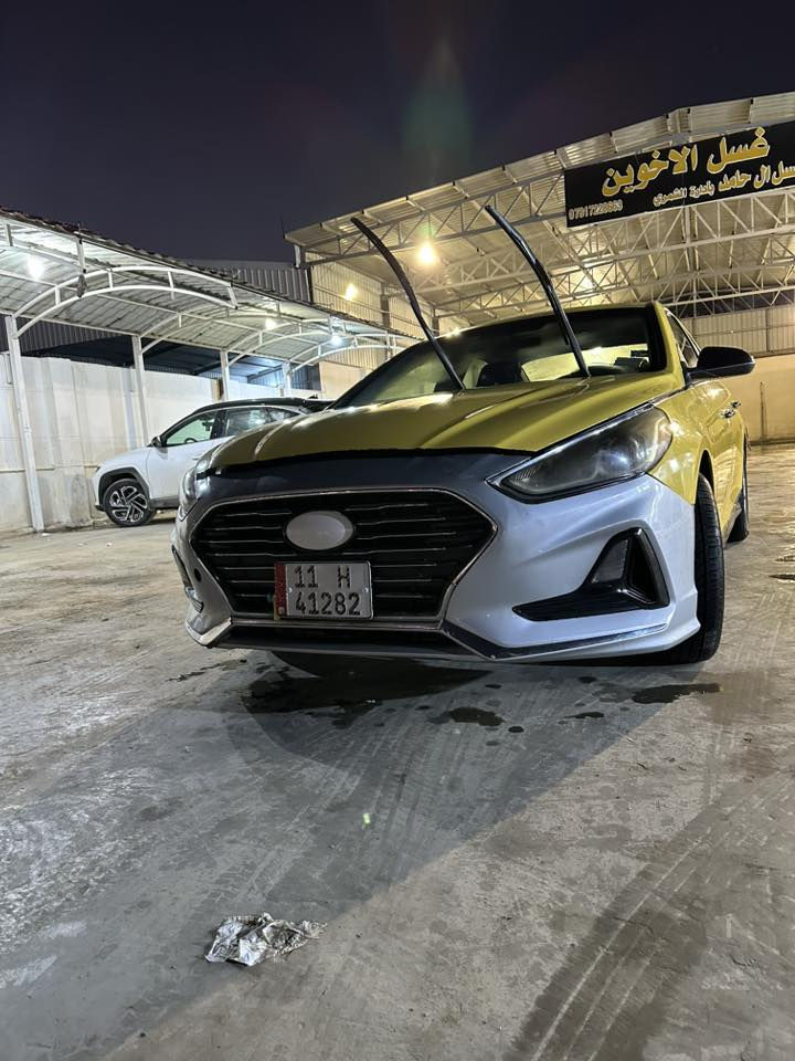 سلام عليكم سوناتا موديل 2019 وارد مريكي طابه كلين فقط دعاميه بل عراق طخه خفيفه بقبق جنطه بدون داخل ليبل واحد رقم بغداد لسعر 145 بيه مجال رقمي *********** شراي يتصل

