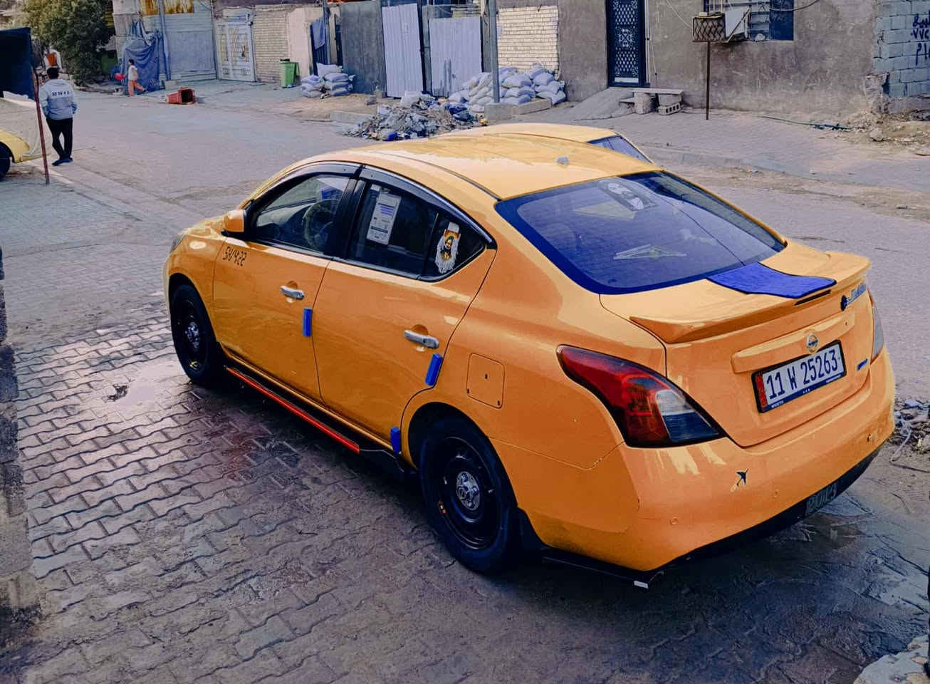 نيسان فيرسا موديل ١٣حادثه جاملغ امامي جهة السايق بسمي هزه جديده سياره مابيه اي نقص 
كير مكينه كفاله،السعر ٨٥وبيه مجال ***********  كربلاء
