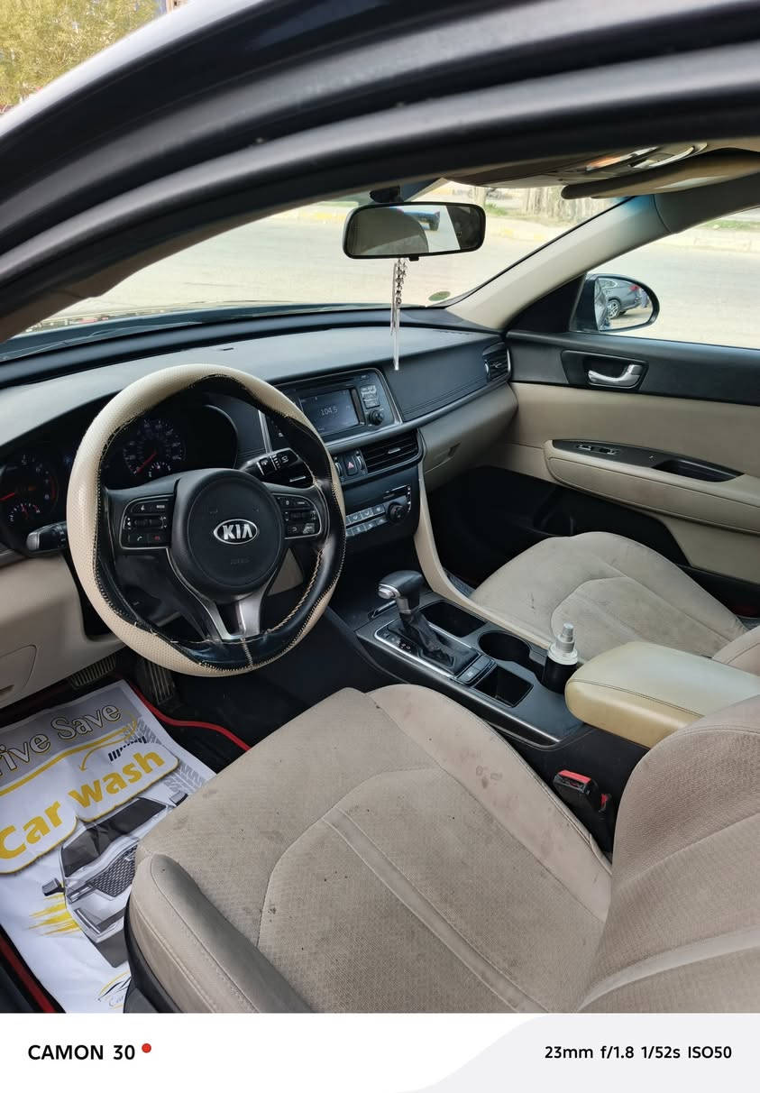 كيا اوبتما 2017 وارد أمريكي كلين بيه بارد قليل جاملغ خلفي العنوان كربلاء 125 ورقة وبيهة مجال ***********
