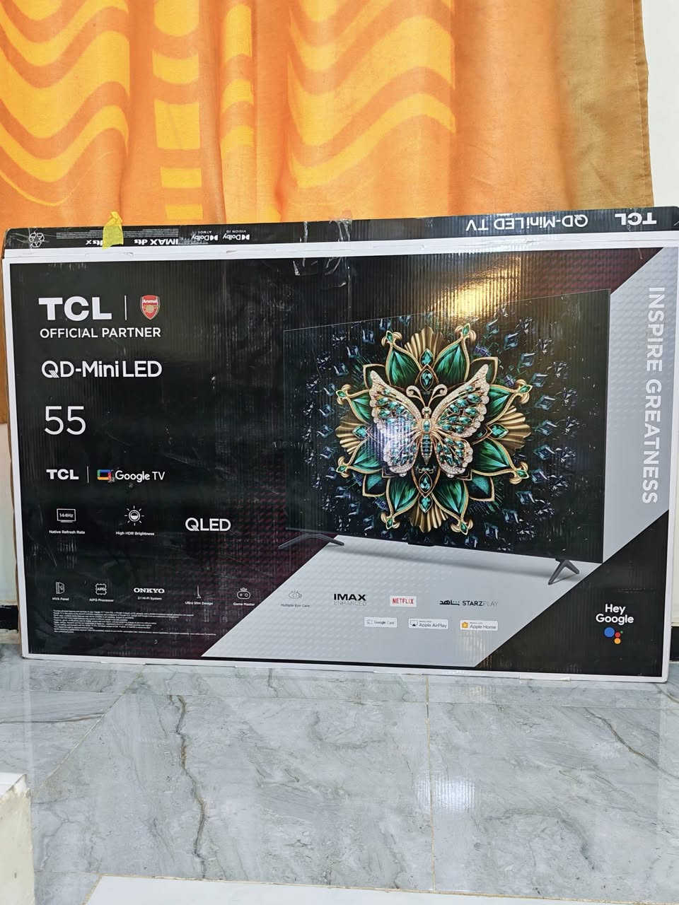 سلام عليكم شاشة TCL حجم 55 C6k
مكفوله من كلشي مكاني بغداد البياع 

ضمان 3 سنين بيها صار 5 اشهر عندي 5 اشهر  مشتغله شي قليل 

السعر 750

***********
