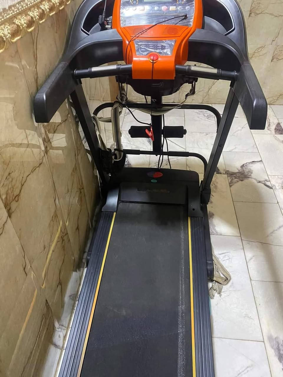 السلام عليكم جهاز رياضي جهاز جديد للبيع  السعر 250  وبي مجال العنوان حله ابو غرق ***********
