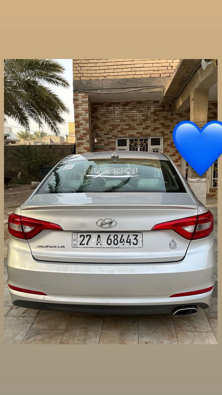 سلام عليكم سوناته 2016 رقم ذي قار  حره تحويل ثاني يوم وارد أمريكي    الباب الخلفي جهه اليمين و تبديل البنيد مكينه اوكير مكفولات مكينه 2400 شرط مامفتوحه لاتبخير ولاتنقيص تبريد ثلج تدفئه شغاله كهربائيات كله شغاله حجئر صالنصه موجود بلادي حداديه 💯 الموصفات شاشه لمس كامره دواره فول تحكم جهتين مثبت سرعه مانع انزلاق تقليل وقود  بلمري   نضام سبورت تحكم امرايات ويل كب اكروم الأصلي تخم تاير جديد سياره جديده وجاهزه من كلشي السعر 120وبيه مجال مكاني الناصرية قضاء النصر ***********
