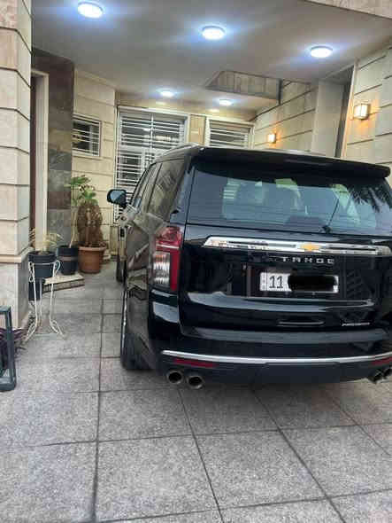 شيفروليت تاهو بريمير  2023 ( خـليـجـي )وكالة المنصور 
مغلفه ppf ب اصلي   وبي ضمان  
الموديل :2023 ( خليجي )
اللون : اسود 
العداد  66 km 

السيارة كفالة عامة  بحالة الوكالة
حجم المحرك : 5300 Cc
عدد الاسطوانات : 8 اسطوانات ( 8 سلندر )
المواصفات : 
* سقف بانوراما 
* دخول ذكي للسياره 4 أبواب ( بصمه )
* المقاعد كهربائية تدفئة و تبريد
  خشب ملكي 
* شاحن وايرلس لاسلكي
* ويل 22 انج
* نظام الرؤيه : 5 كامرات رؤيه شامله ( BIRD VIEW )
* نظام التعليق مستقل
* كشنات ميموري خزن
* نظام الصوت BOSE سماعات عدد 10
* دوسات كهرباء + اناره LED
* نظام سحب مقطوره تحكم كامل + كامرة لرؤية المطوره
* نظام جكات
السيارة رقم بغداد الدولي بسمي تحويل مباشر 
رقم صاحب سيارة  ***********مكانه القاهرة دور الضباط 
السعر 585
