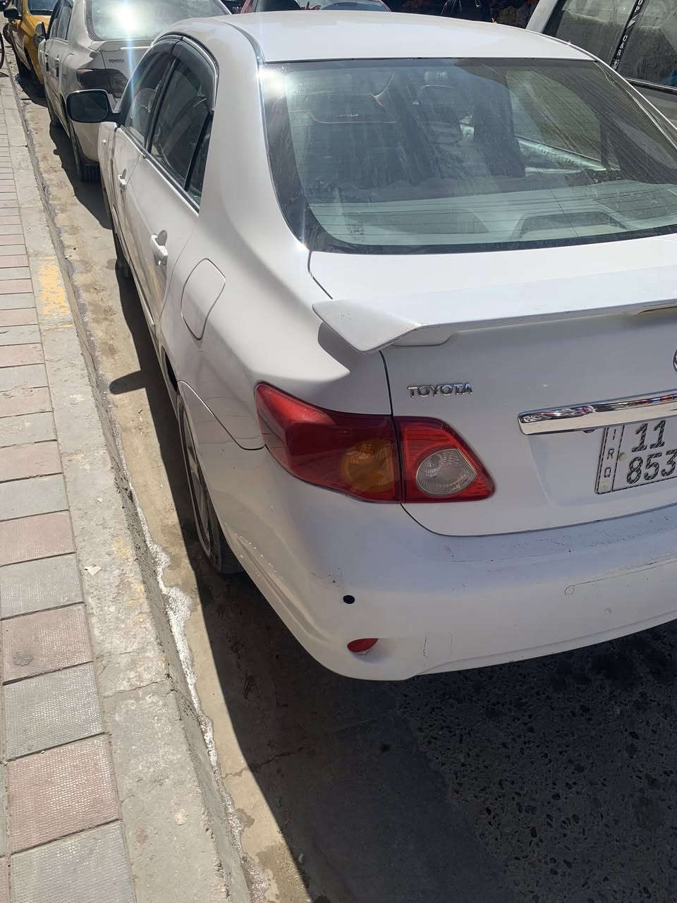 كورلا ٢٠٠٨ خليجي رقم بغداد انكليزي باسمي محرك ٨٠٠ كير محرك كفاله صبغ قطع ابيع حزام بيها طخه بجاملغ الامامي الايمن وطخه بل هلال الخلفي الايمن بيع فقط بدون مراوس سعرها ٩٥ وبيها مجال قليل مكاني الانبار فلوجة الكرمة ***********
