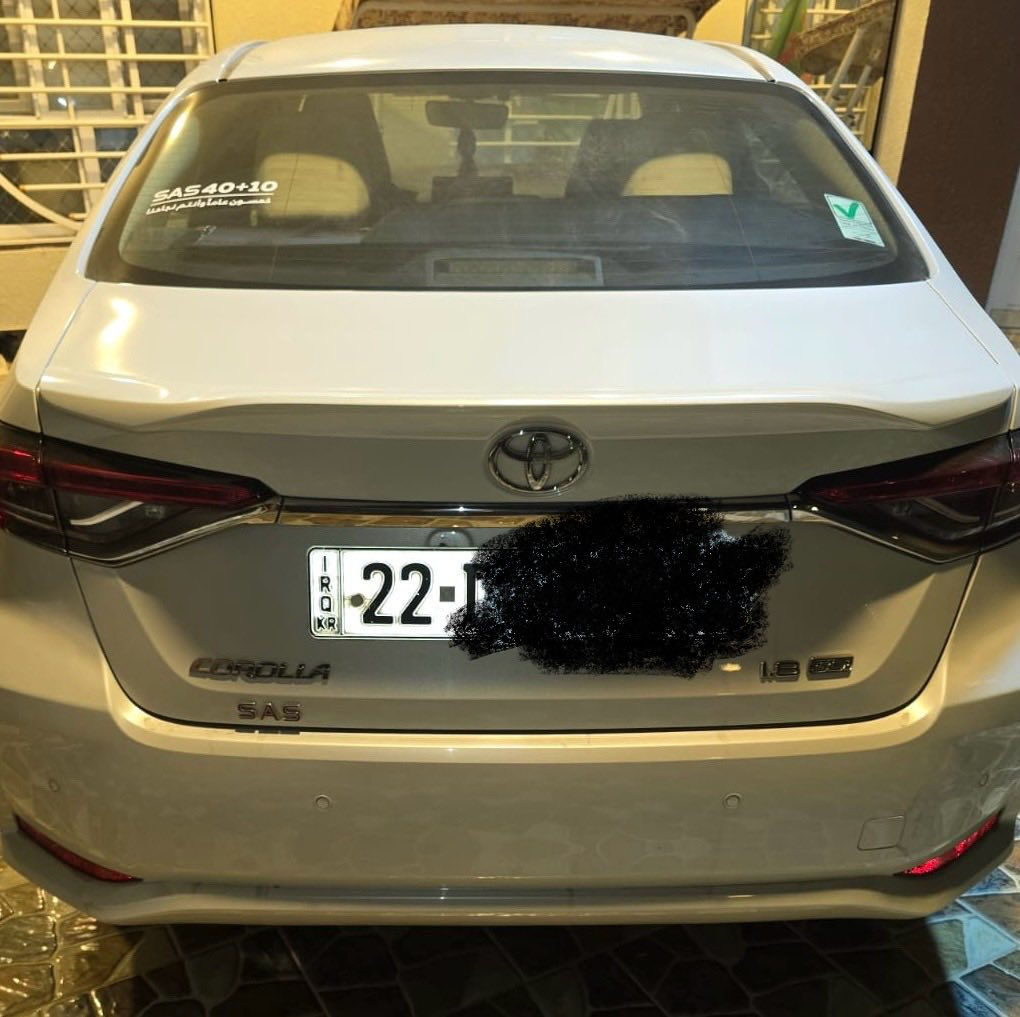 السلام عليكم ، كورولا ساز 2024 كفالة عامه  رقم اربيل ماشيه ٢٢ الف مواصفات معروفه اي استفسار اتصال على هاذه الرقم ***********
