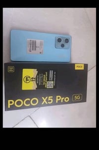 موبايل POCO X5 Pro للبيع، 5G، بلون أزرق مع ضمان لمدة 12 شهر. الجهاز جد...