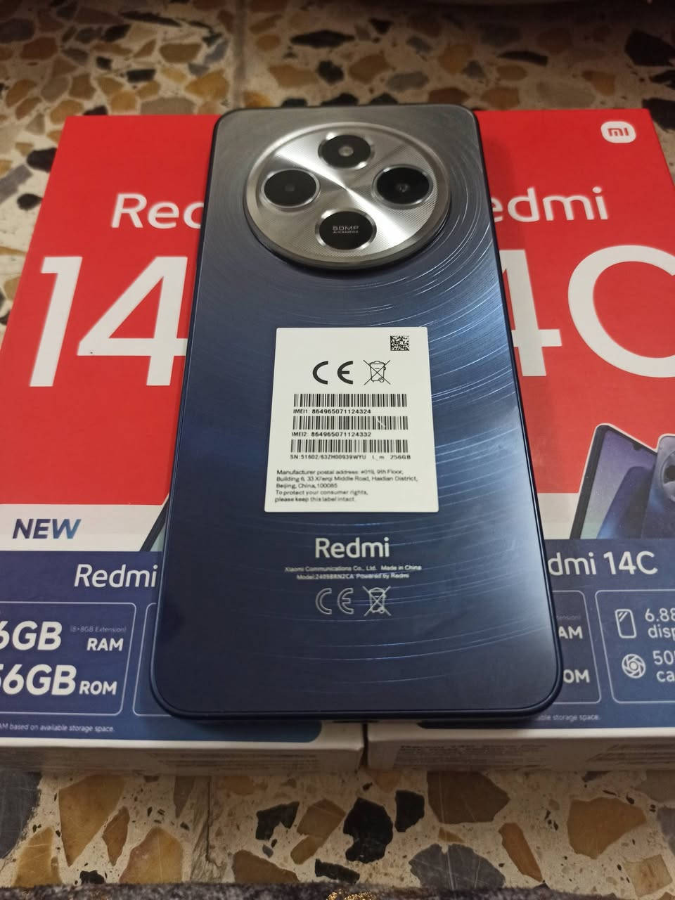 للبيع//قطعتين ريدمي C14/كسر كارتون//
شرط جديد ما مستعمل/كامل ملحقات/
ذاكره/256/رام/16/ 
سعر القطعه//115//شراي دزلي خاص 
او واتساب رقم اتصل/***********/
