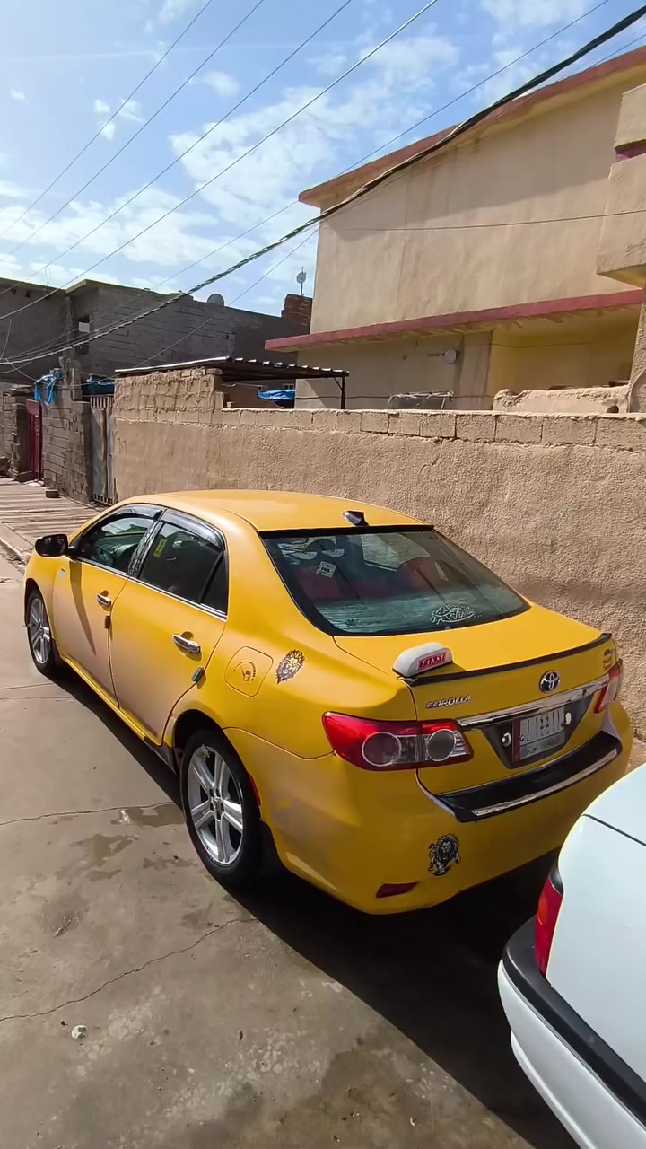 السلام عليكم سياره كورولا 2011 رقم كركوك سعر 105.   ***********
