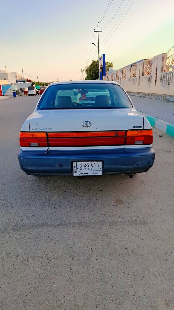 السلام عليكم كورولا موديل ٩٣ سياره مكفوله من العيب الشرعي مشروع وطني تحويل مباشر سياره متجيه على القماره ضرر بسيط التكم سالمه تخم تاير حداديه جديده شرط كهربائيات فول دواخل جديده سنتر لوك شغال جام كهربائي السعر ٣٢ وبيها مجال بسيط مكان السياره قلعة سكر.  ***********
