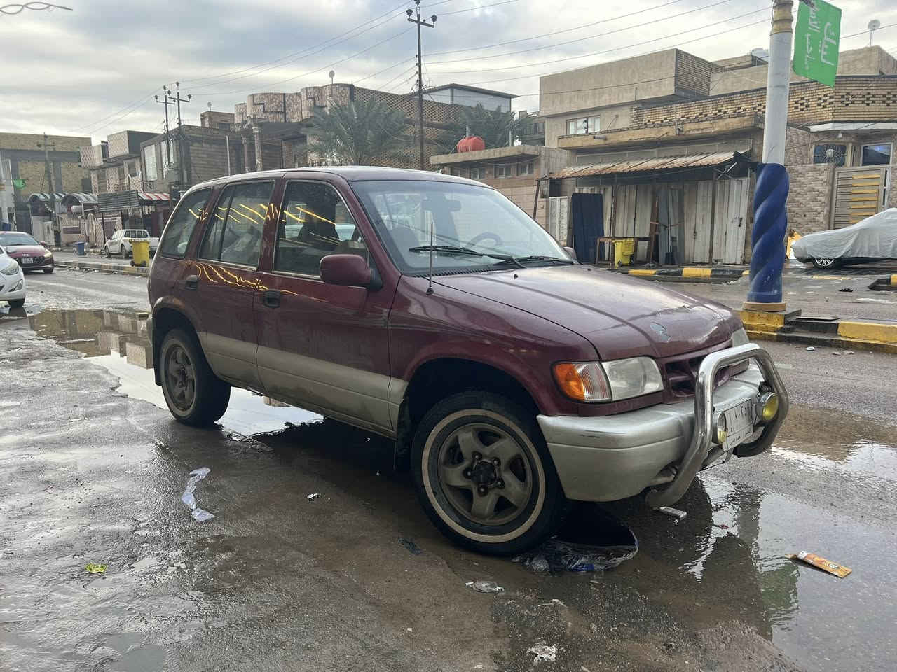 سلام عليكم كيه سبوتج مراوس بكيه ونكو حته طي فرقه ***********  مكفوله سيارتي مكينه ونجي جاهزه
