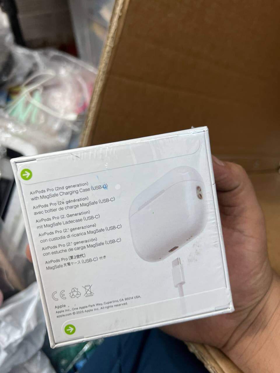 سماعات ايربود طبق الاصل كبس شركه
سعر القطعه ٢٠ مع التوصيل 
متوفر قطعتين


**إذا كنت صاحب هذا الإعلان وتريد حذفه لأي سبب، رجاءا أرسل رسالة إلى الدعم الفني**