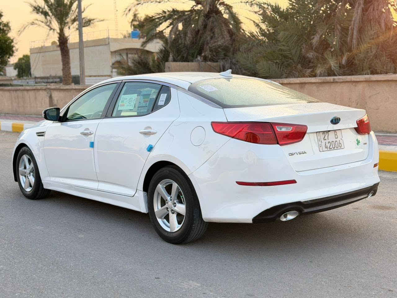 سلام عليكم كيا أوبتما 2015 وارد امريكي ضررها جاملغ وبنيد امبدلات بدون دواخل وبيها صبغ الهلال الجاملغ الخلفي محرك 2400 ما مفتوح شرط الفحص السياره جاهزه من كلشي مواصفات شاشه تحكمات سنويه جديده لوحات انگليزي الاستفسار / *********** ألمكان ناصريه السعر 120 وبيها مجال

