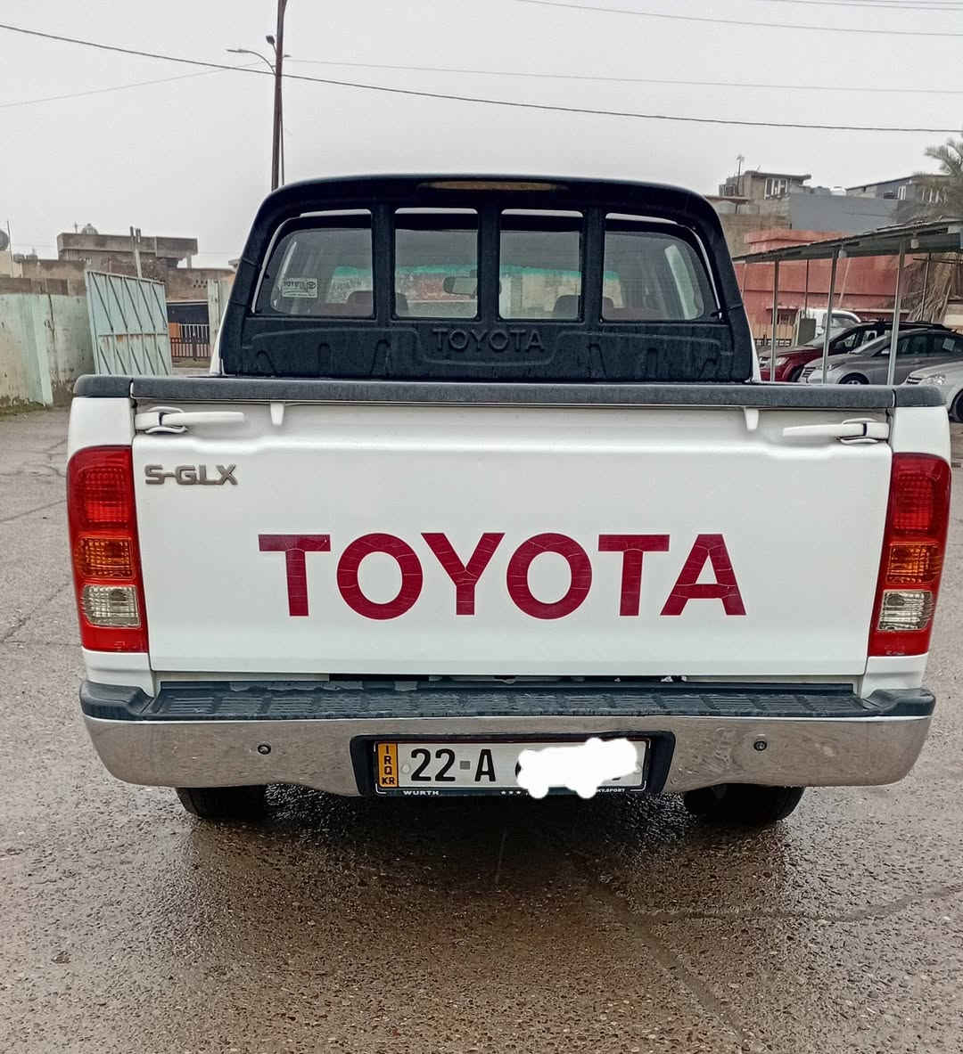 السلام عليكم ورحمة الله وبركاته 
*** تويوتا..هايلوكس.  ٢٠٠٨ ***
* شركه السيد نهرو وسيد محمد *
السيارة : شاصي X19 
رقم : أربيل 22 
السياره: رقم هزه سنوية جديد 
#ملاحظة: السياره محرك ما مفتوح بدون صوت راجس 
المواصفات: 
صاج اصلي 
بطل _ اي بي اس 
كشن جك 
دبل فيت بام 
#السعر : ١٦٨ $ بيها مجال 
#العنوان: الموصل _ الحمدانية. 
#الاتصال: *********** _ ***********
