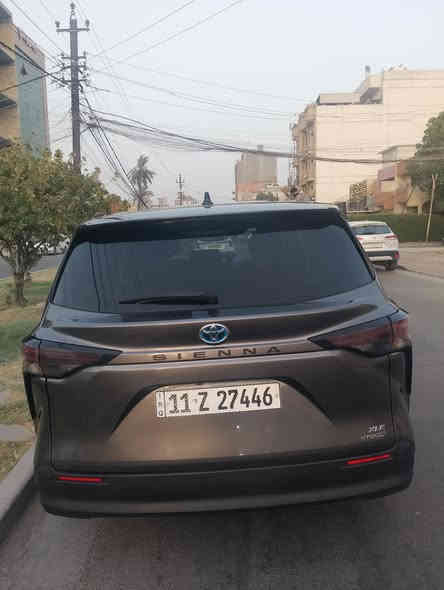 🌹السلام عليكم ... 
🚗(((سفينة الصحراء )))
🚗تويوتا سينا هايبرد 2023 فئة xle اقتصادية جدا سبعة راكب
🚗تبديل بنيد وجاملغ جهة السايق فقط والباقي مكفول ايرباك ستيرن ودواسة فقط 
🚗بصمة تشغيل
🚗 دخول ذكي 
🚗عداد 25000 ميل
🚗بصمة يد وقدم ابواب الورى سلايت 
🚗جنطة بصمة قدم وبصمة يد
🚗 3 انظمة قيادة eco و normal و sport
🚗 توقف ذاتي اوتو هولد 
🚗تبريد 3 قطع تحكم خلفي منفصل
🚗تدفئة كشنات وستيرن 
🚗كشنات جلد v i p
🚗مانع انزلاق
🚗نقطة عمياء 
🚗هيترات منع الضباب بالمري الحانبية 
🚗فتحة سقف سلايت
🚗تحكم ستيرن فوول 
🚗شاشة لمس كبيرة 
🚗حساسات تصادم امامية وخلفية 
🚗كاميرا خلفية 
🚗محرك 2500 هايبرد 
🚗تحديد مسار 
🚗تحديد سرعة
🚗فور ويل 
🚗فتحات u s p امامي وخلفي 
📋مرقمة بغداد 
💰السعر 32000 $$$
📞للاستفسار ***********
