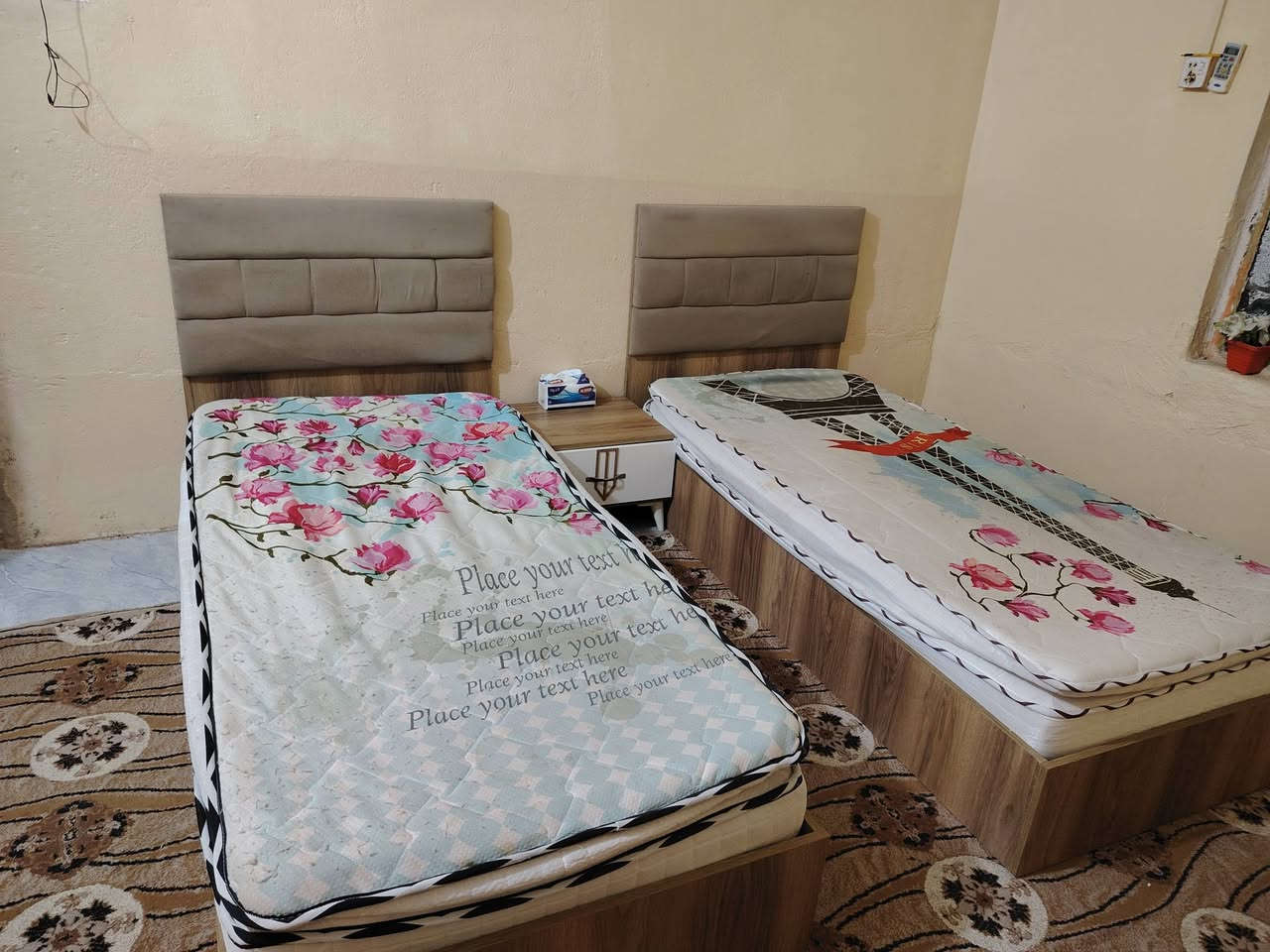 غرفة شبابية ام النفرين للبيع مع الدواشك عدد 2  السعر 350


**إذا كنت صاحب هذا الإعلان وتريد حذفه لأي سبب، رجاءا أرسل رسالة إلى الدعم الفني**