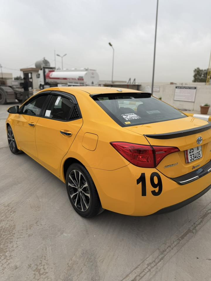 سلام عليكم كورلا 2019 se
مواصفات se رادار امامي خط شارع داخل اسود شكنات جلد وشامو مرايات تدفئ لايتات زينون +ليد  ويل كروم كير شفط  كاميره شاش استرين فوليوم ايكو مود 
السيارا جاهز وحلو بدون اي مصرف  كماليت كامل سيرفز كامل اربع طايرات جديد صدر امامي خلفي جديد 
كير محرك بشرط 
سنوية رقم كلها جديد 
سعر 164$ بيها مجال 
السيارا بيها جاملخ واحد وربع بونيد فقط 
مكانه كركوك موجود معرض ديار بكر وسيد محمد 
للستفسار زايد 
***********
