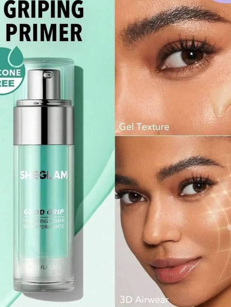 شيكلام🫧 SHEGLAM  PRIMER original 💯👌
🫧 برايمر الترطيب الفائق لتثبيت المكياج من شيجلام😍

... هذا البرايمر الجلي خالٍ من الزيوت والسيليكون، مصمم لضمان بشرة ناعمة ومتألقة تدوم طوال اليوم. احصلي على مظهر مكياج مثالي وثابت بكل سهولة 😍

... جل خفيف 
... تركيبة خالية من الزيوت والسيليكون 
... ملمس حريري 
... ثبات فائق 
... مناسب لجميع أنواع البشرة


**إذا كنت صاحب هذا الإعلان وتريد حذفه لأي سبب، رجاءا أرسل رسالة إلى الدعم الفني**
