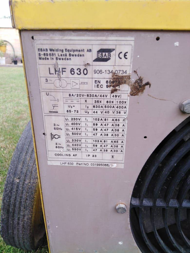 السلام عليكم مكينه لحيم للبيع شركه ايساب سويدية مكينه بعدها جديد مستخدم قليل وتلحم جميع المعادن هيه معروفه قدرتها 630امبير.. ملاحظة:عدت المنشور سبب الوعود الكاذبة  المكان بابل رقمي اتساب موجود اكثر تفاصيل ***********
