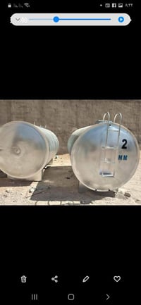 خزانات للبيع 5000لتر السعر 550رقم الاستفسار 07703242346وبيه مجال بسيط