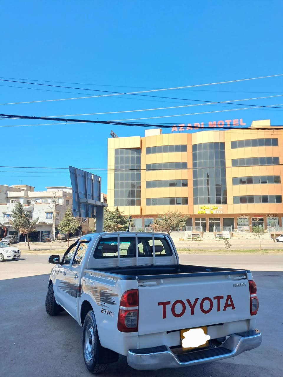 سلام عليكم 
سياره تيوتا مرزي 2️⃣0️⃣1️⃣2️⃣
سياره بدون دعم بدون صبغ 
سياره سنويه جديد 
سياره كئر محرك بدون عيب 
سياره تغم تايرات جديد 
حداديه مكفولات مكينه سلندر تبريد ثلج شاشة ايباد 
مكان سياره عقره 
رقم موبايل واتساب أو فايبر 
للتواصل أو افتيسار ***********
