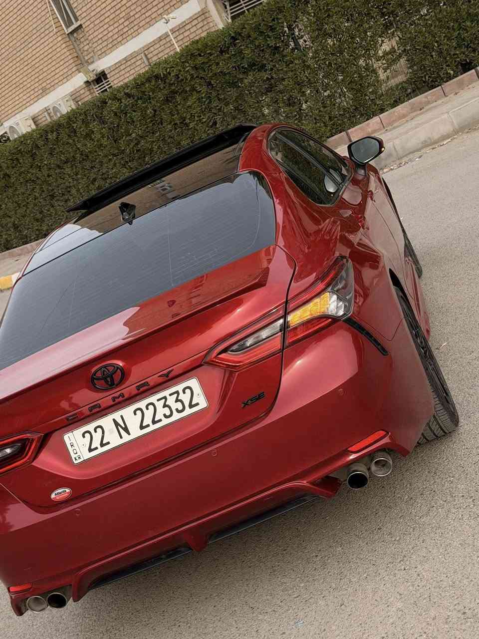 كامري XSE V6 2023
محرك سته سلندر 3500
السعر ١٧٦
فول مواصفات 
داتا شو
بصمه 
بانوراما
حساسات امامي خلفي
تبريد تدفئة كشنات
كشنات كهرباء السايق والراكب
تشغيل عن بعد
دخول ذكي
شاحن لاسيلكي
رادارات امامي خلفي جانبي
تحديد مسار 
ويل رياضي 19 انج
شاشه كبيره تدعم كاربلي واندرويد 

نظام JBL Premium Audio مع 9 
ماشيه ٣٣ الف مايل فقط 

حادثه ٥ قطع بدون شاصي 
جاهزه السياره بدون اي نقص

رقمه اربيل مميز 

مكانه بغداد زيونه 

السعر ١٧٦ 

*********** واتساب
***********
