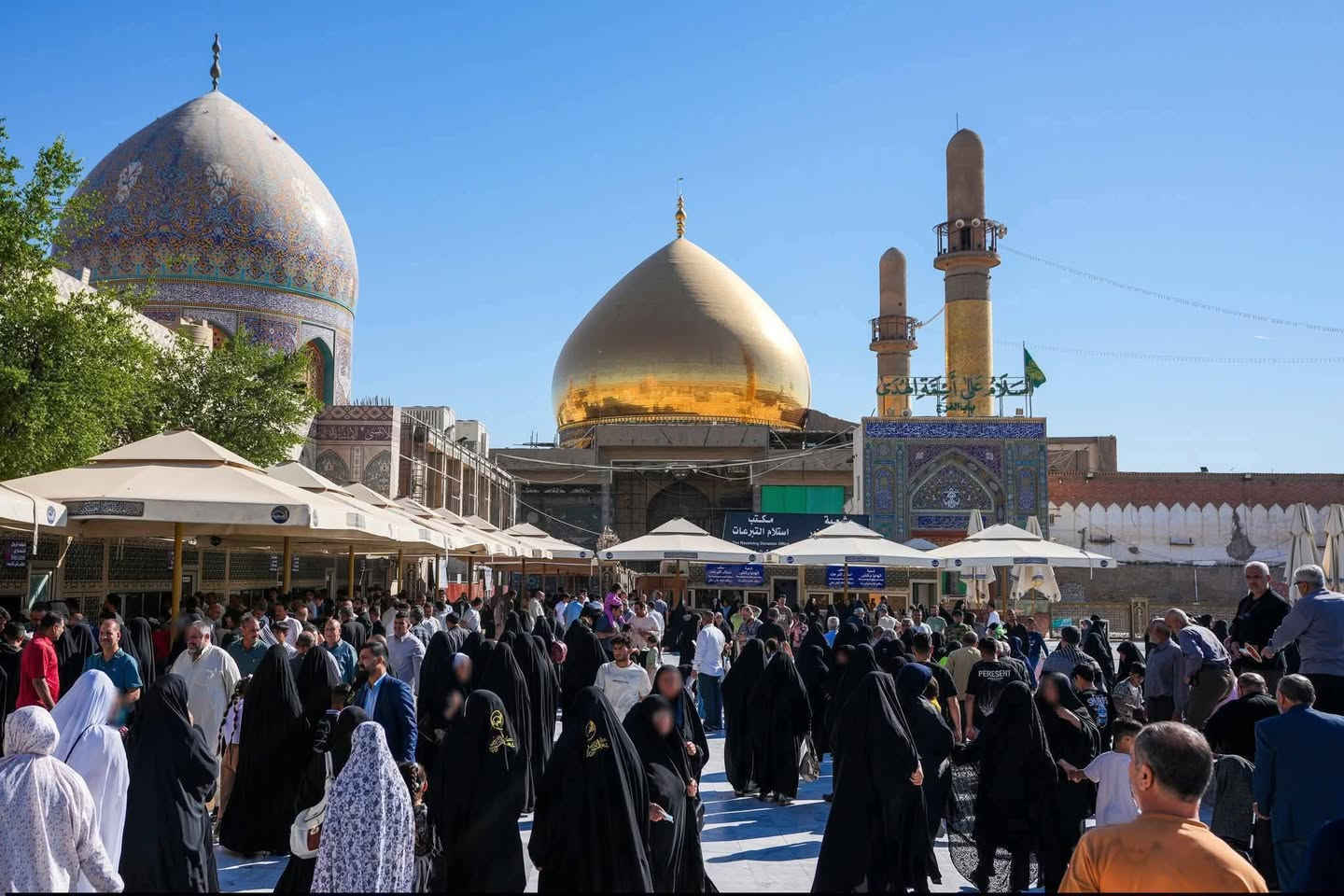 📢 📢{ذلك ومن يعظم شعائر الله فإنها من تقوى القلوب}
بمناسبة ذكرى استشهاد الإمام زين العابدين(السجاد) عليه السلام
 تعلن #حملة الامير للعتبات المقدسة🏴 في النجف والكوفه عن برنامجها الاسبوعي....(حملتنا للعوائل فقط ) 
________________________________________
🛑 البرنامج الأول يوم الجمعة المصادف 2026/7/10
◾️الكاظمية المقدسة "ع"
◾️ سامراء المقدسه "ع"
◾️سيد محمد سبع الدجيل "ع"
🍽️ مع وجبة ريوك في الدجيل.... 
🍽️ وجبة الغداء في مضيف العتبة العسكرية مجانآ 
💰سعر النفر 13  ألف  (تخفيضات لعوائلنا  النجفيه)
⏰الانطلاق الساعة 4:00 صباحاً (بعد صلاة الفجر ) 
__________________________________________
🛑 البرنامج الثاني يوم السبت المصادف 2026/7/11
1⃣ كربلاء المقدسة "ع"
2⃣ مقام الامام علي بن الحسين "ع"
3⃣ زيد بن علي "ع"
4⃣ الإمام القاسم "ع"
💰سعر النفر 12 ألف ⏰الانطلاق الساعة 5:00 فجراً
__________________________________________
 🛑مكان التجمع:👥
1⃣  مجسرات ثورة العشرين 
2️⃣ نفق ميسان( نفق المختار )
3️⃣  مستشفى بن ابلال
للحجز والاستفسار مراسلة الصفحةاو الاتصال على الارقام التالية
 #واتساب👈***********📞 
#واتساب👈***********📞
#لاتنسوا زيارة صفحتنا ومتابعتها ليصلكم كل ما هوجديد
https://www.facebook.com/share/1AAzParne9
