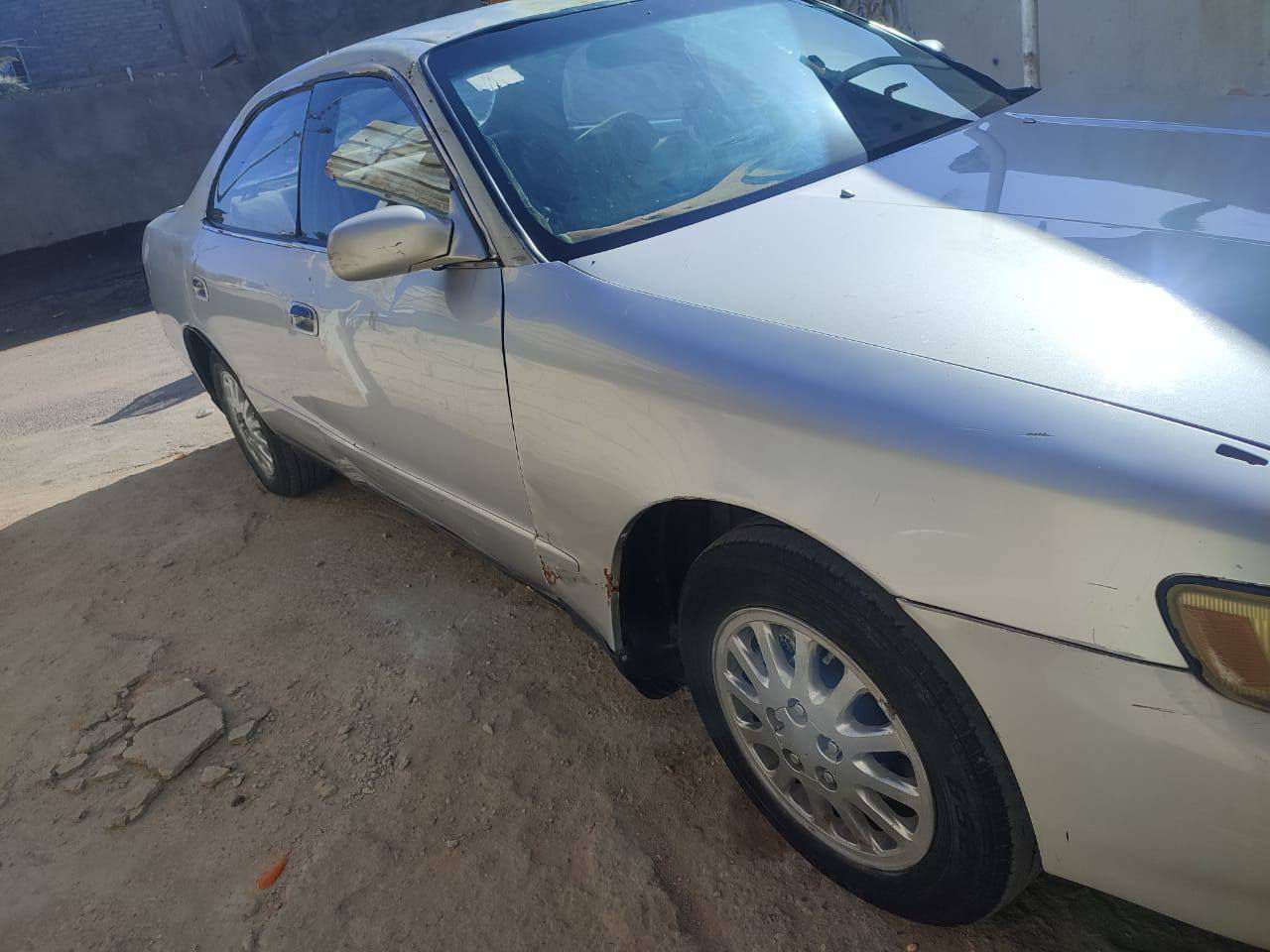 شيزر نفخ مديل 95 لون سلفري مكفوله من الكص والنقل والضربه مكينه كير ونجي بالكارتون توه شادهن 14 ورقه سياره جاهزه وحلوه السعر$ 28وبيها مجال العنوان البصره المدينه الاتصال  ***********
