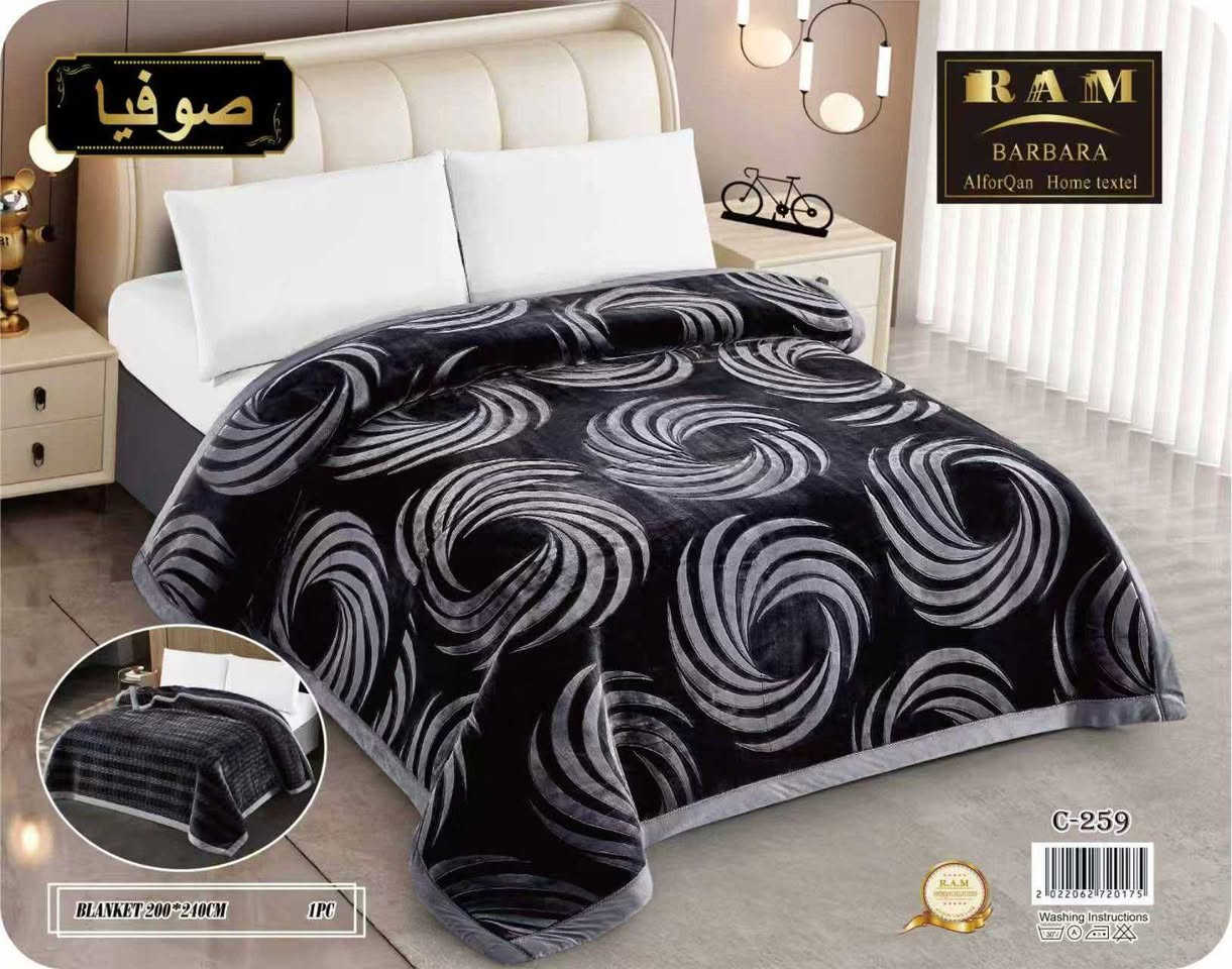 ♥️♥️اللهم صلِ على محمد وال محمد ♥️♥️
بطانية نفرين  خامية ثقيلة ناعمة من مجمع انوار الهدى 
درجة أولى خامة حرير وجهين وجه نقشة وجه سادة 
 قياس بطانية 220*240
للحجز والاستفسار الاتصال على الرقم الواتساب***********
العنوان واسط كوت ساحة الخبازات شارع البريد القديم
يوجد لدينا خدمة التوصيل لكافة أنحاء العراق 🚐🚐🚐
