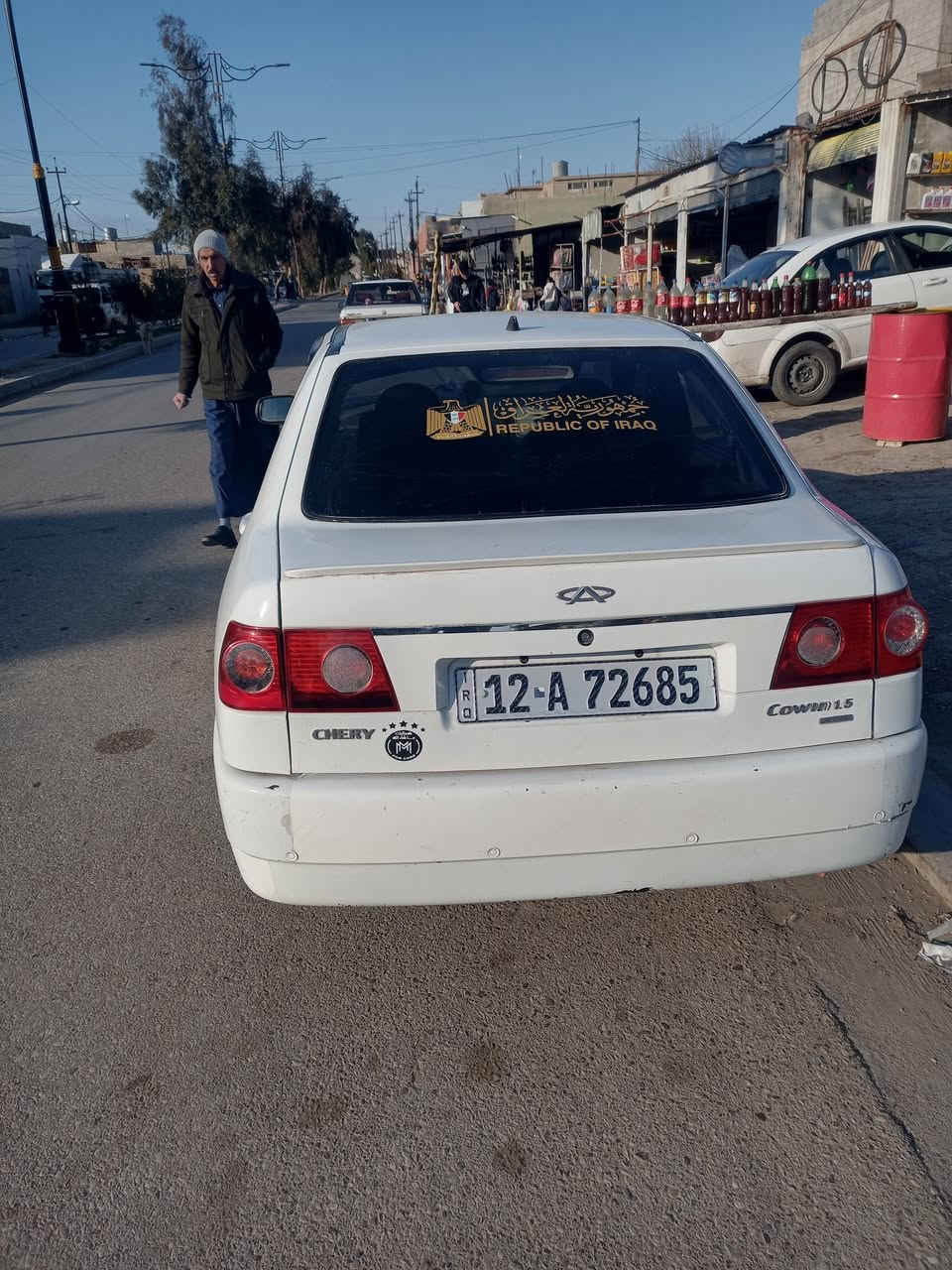 سياره شيري للبيع 2013 كربون بيها الورق الاصلي طقم تاير جديد باتري جديد سيستم سماعاتد لايت زنون تبريد تدفئه شرط السعر 45 وبيها مجال شيء بسيط ***********
