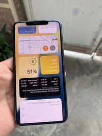 ايفون xs max مكفول بدون صيانه شرق اوسط 256  نضيف جداً قطعه نادره السعر...