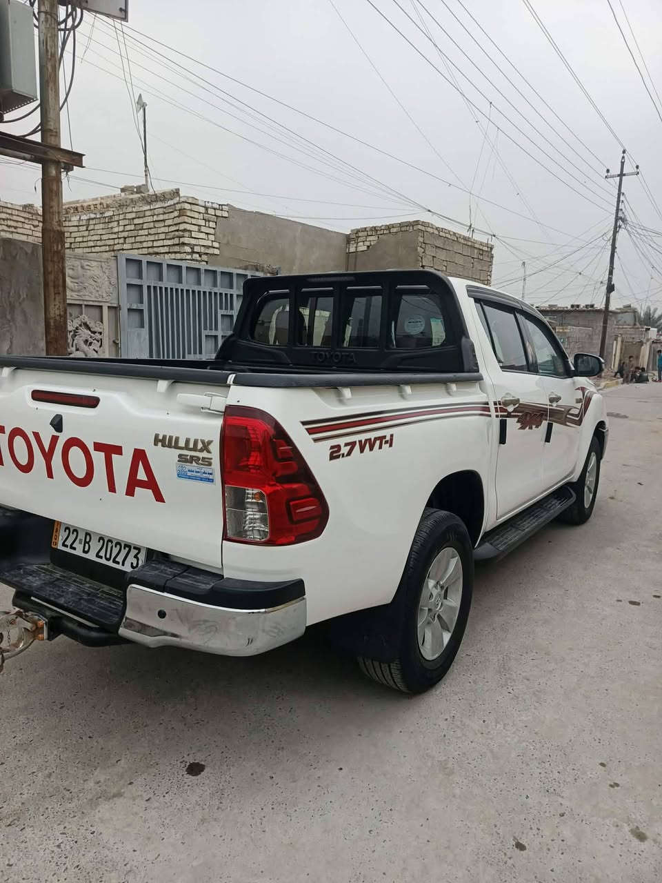 سلام عليكم بيكم هايلوكس 2020
مكفولة كفاله عامه
سيد نهرو مذهبه علامه ويدات 
بصمه بلادي + كامره خلفيه
حساسات خلفيه رقم اربيل
كير اوتو وقود بانزين 
تبريد قطعتين 
هوك خلفي امامي 
سكن بغداد ستفسار ***********
