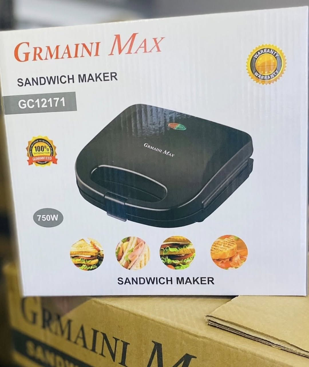 كابسة وسانتدويش ميكر من الماركة الشهيرة Grmaini Max وصلت بحجمين وقوتين لتلبي كل احتياجاتكم اليومية ✨

👇 اختاري القوة المناسبة لعائلتج:
1️⃣ الموديل الأول (750W): خفيفة، سريعة، ومثالية للتوست واللفات السريعة للأطفال قبل المدرسة 🥪 (موديل GC12171).
2️⃣ الموديل الثاني (1250W): قوة إضافية وسرعة خارقة بالتحميص، تتحمل كبس قوي وممتازة للعشاوات السريعة 🌯 (موديل GC12172).

🌟 المميزات:
✅ طبقة داخلية مانعة للالتصاق وسهلة التنظيف.
✅ مؤشر ضوئي ذكي يوضح لج شوكت تكون اللفة جاهزة.
✅ تصميم أنيق ومدمج ما يأخذ مساحة بالمطبخ.
✅ ضمان جودة ورضا 100%.

🚚 متوفر توصيل سريع لكافة المحافظات.
📥 للطلب أو الاستفسار عن الأسعار، يرجى مراسلتنا على الخاص .  #كابسة_سندويش #توستر #مطبخ #اجهزة_منزلية⁩


**إذا كنت صاحب هذا الإعلان وتريد حذفه لأي سبب، رجاءا أرسل رسالة إلى الدعم الفني**
