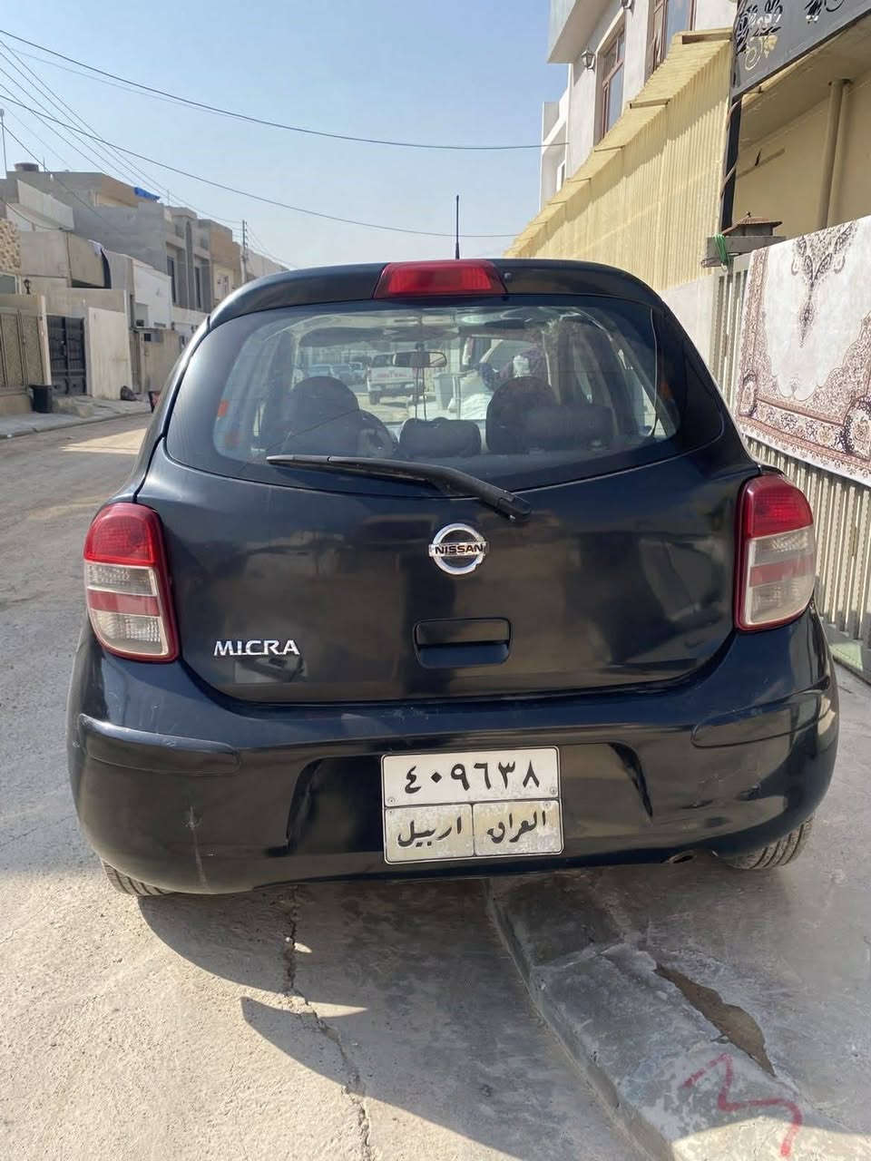 نیسان میکرا 
مودیل 2015
گیرو مه کینه و ته برید به شه رت
سه فعه ک لای سکن سبوغه شانی که مه ک سقفی 
به سبوغ عام ده یفروشم  
سه نه وی 5 مانده به سه ر چوه 
ته قرینه ن 2 وه ره قه ی له سه ره پاشی معامله  ده یگه رینه وه  67$  معامله له یه کی برایانه 
*********** أربيل, العراق
