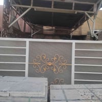 باب ١٢٠×٢٧٠ • باب حديد نص جام • باب سلايت
