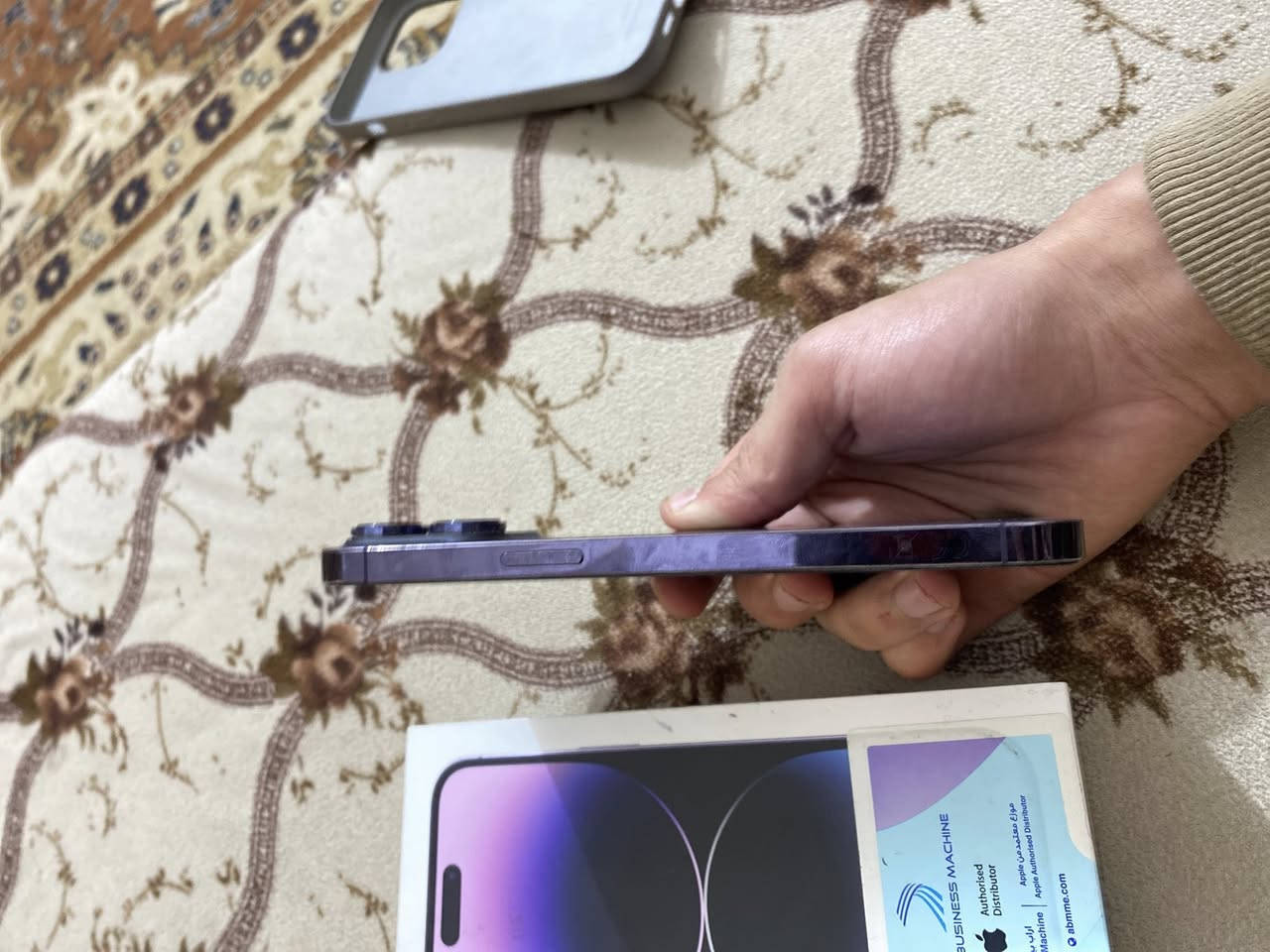 سلام عليكم ايفون 14برو ماكس للبيع
ذاكره256
بطاياريه 85
جهاز نضيف بدرجه 
سعره900 وبي مجال شي قليل


**إذا كنت صاحب هذا الإعلان وتريد حذفه لأي سبب، رجاءا أرسل رسالة إلى الدعم الفني**