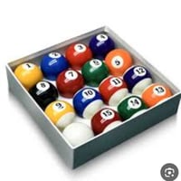 كيوب بليارد مع طوبات وجنطه السعر ٨٠ الف مع توصيل راسل خاص 07718851427