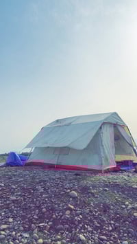 خيمه للبيع قياس 4طول وعرض 3متر كامله چادر مطري أوتاد خيمه نظيفه  سريعة...