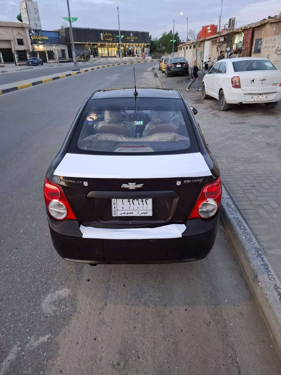 شوفوا ليش سونيك اللون باذنجاني موديل 2014 نقصها كمبريسر تبريد سياره مرتبه وحلوه تاخرا***********  $68 عنوان بصره المعقل ورقم السياره بصره وسنويه سنه 26 شهر التاسع وبيها مجال للشراي سياره نظيفه مرتبه
