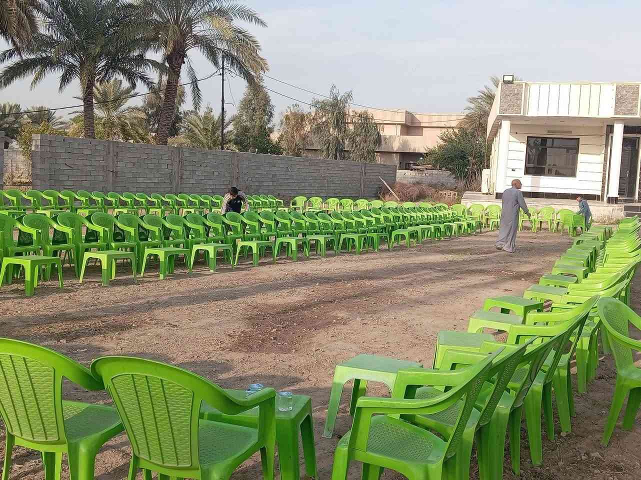 تجهيزات الاخوين لتأجير الكراسي تجهيز كافة المناسبات يوجد توصيل ***********،***********
