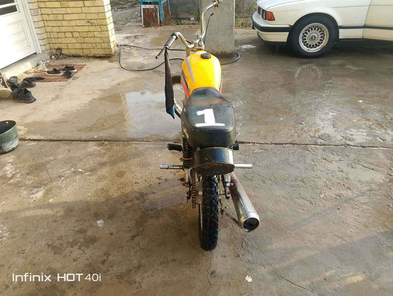 السلام عليكم دراجه نامه شلامچه للبيع الموديل 23 اوراق أصولي شاصي محور رفيع السعر 500 وبيها مجال قليل حك الجيه *********** متواجد او مراوس حسب القناعه
