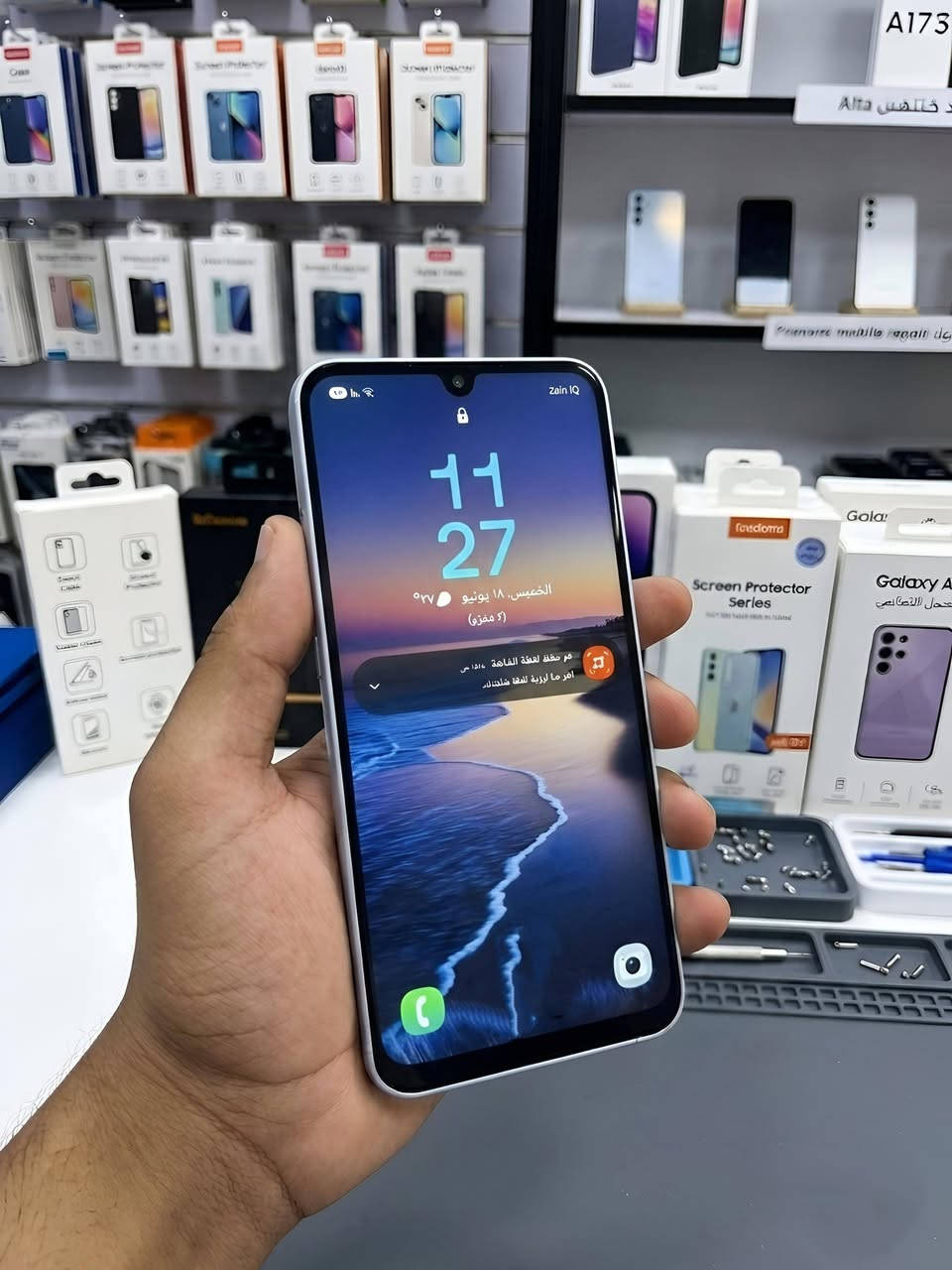 السلام عليكم 👋
متوفر موبايل : Galaxy a16 
ارخص موبايل للالعاب وال ببجي بل تحديد ؛
ذاكره : 256/8 رام
نظافه 90% 
ملاحظه : جهاز مستبدل شاشه عاديه فقط 
ببجي : 60 فريم ثابت ؛
السعر : 125 الف فقط 💵
*********** متواجد واتساب ؛
مكاني نجف الاشرف ؛
متوفر توصيل 🚚
