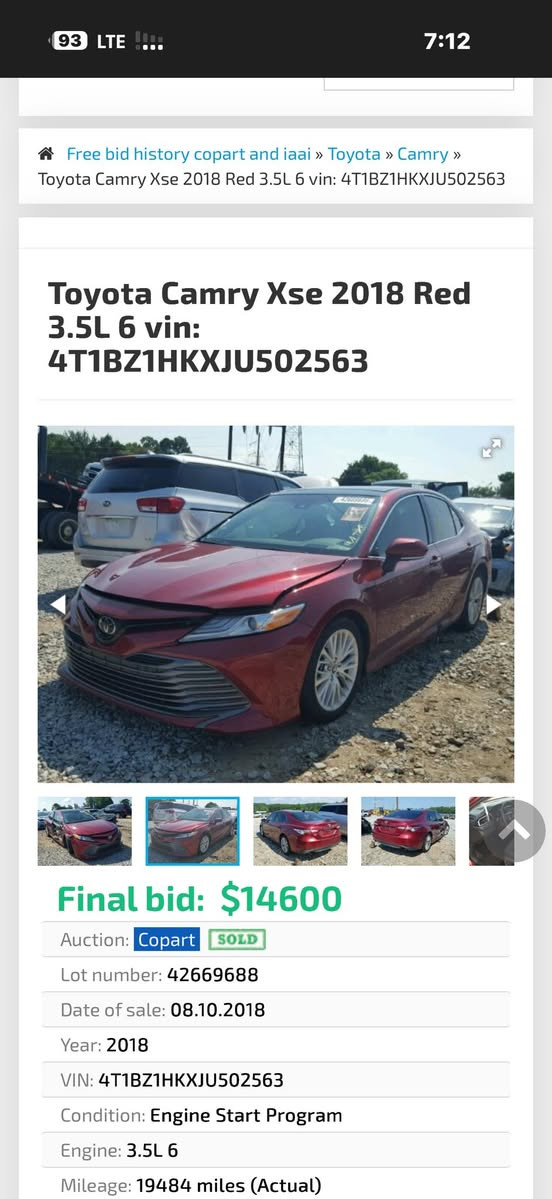 Camry 2018 XLE

كامري 2018 XLE 

فوول فووول مواصفات ✅  

مواصفاتها :

داتاشو سرعه .

نقطه عمياء 

كشنات تدفئه .

بانوراما .

تحديد مسار .

رادار .✅

سياره نضيفه كلشش ✅

كير مكينه بشرط ✅

بجم كبس امامي وخلفي ✅

حادثها قطعتين باب جهة السايق والجاملغ فقططط✅

ارباك برده فقطط✅ 

سعر170$ وبيها مجال ✅

موقع اربيل 📍.

.

 واتساب ***********
