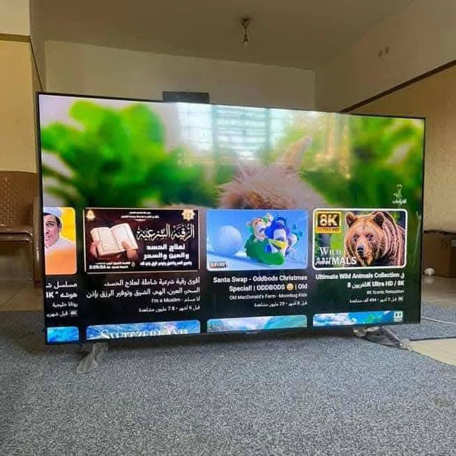 شاشة سلم بدون ايطار نوع SKYWORTH الأصلي الحجم50 جديدة غير مستخدمة   موصفات كلاتي
Google TV50" QLED 4K
Dolby Vision | Dolby Atmos
Game Master | 120Hz Game Accelerator
AiPQ Processor مدعم بالذكاء الاصطناعي
HDR 10+ | Multi HDR Format
HVA Panel Liquid crystal structure
Multiple Eye Care العناية بالعيون المتعددة
Built-in Satellite مع ساتلايت داخلي
Hands-Free Google Assistant
AirPlay2 | Google Assistant Built-in
Miracast (Wireless Display)
مع ضمان الشركة السعر 275 الف 
العنوان بغداد شعلة ماسنجر  *********** واتساب
