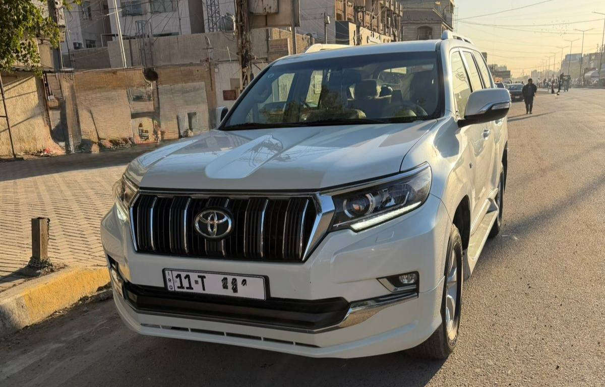 برادو 2018 ساز TX.L
مكفوله كفاله عامه رقم بغداد  
ماشيه ١٠٠
المواصفات 
سلايت 
بصمه 
دبل تانكي 
٣قطع تبريد 
٧راكب 
حساسات 
كامره
مكانه بغداد زيونه 
للاتصال***********
